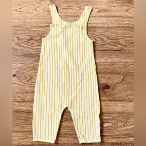 Pehr 100% organic cotton overalls with front pocket